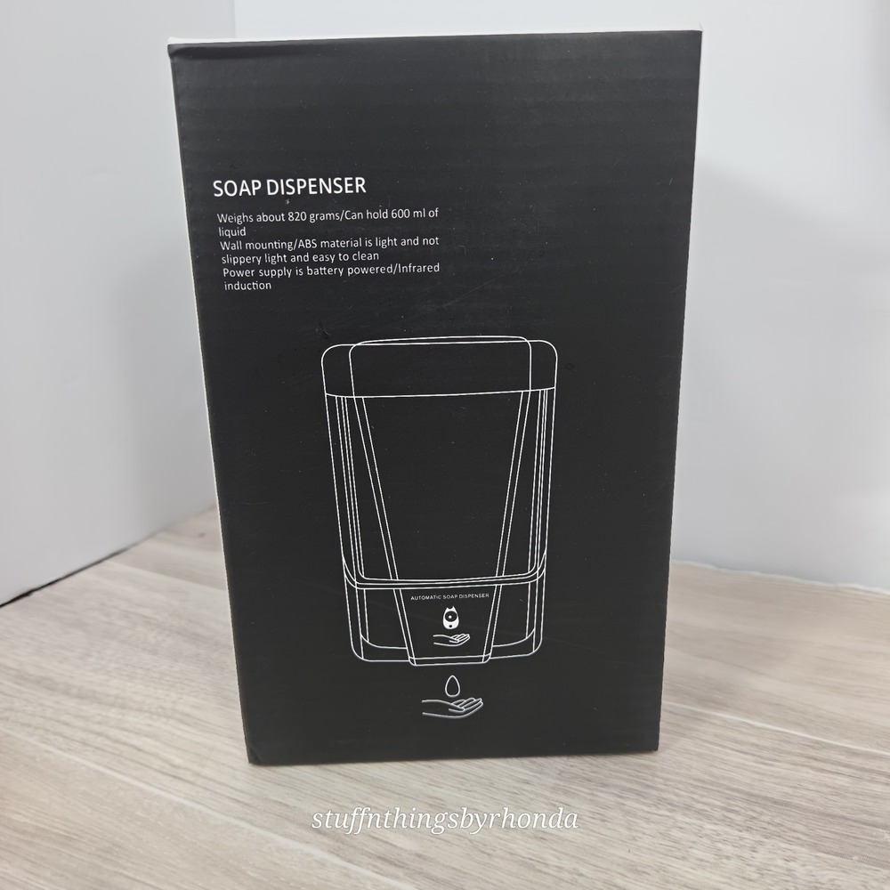 Automatic Hand Soap Dispenser 600ml Wall Mounted Battery - Touchless Infrared